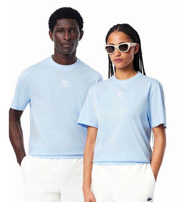 LACOSTE「スモールパリロゴクルーネックTシャツ」|Tシャツ・カットソー|
