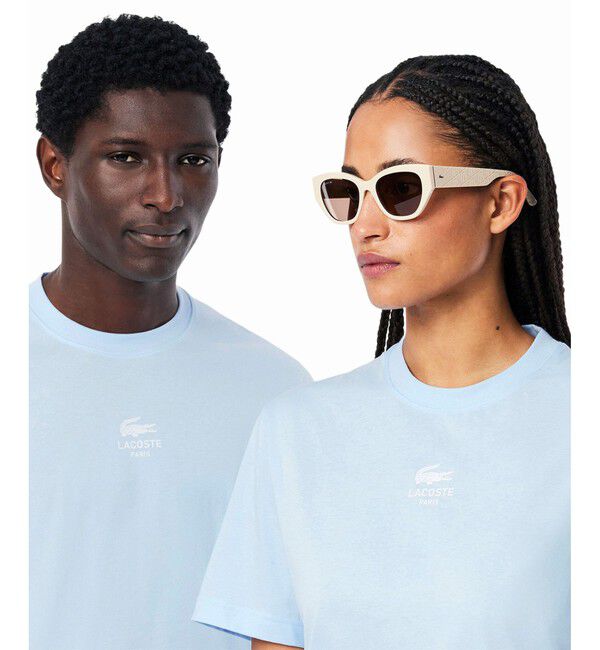 LACOSTE「スモールパリロゴクルーネックTシャツ」|Tシャツ・カットソー|