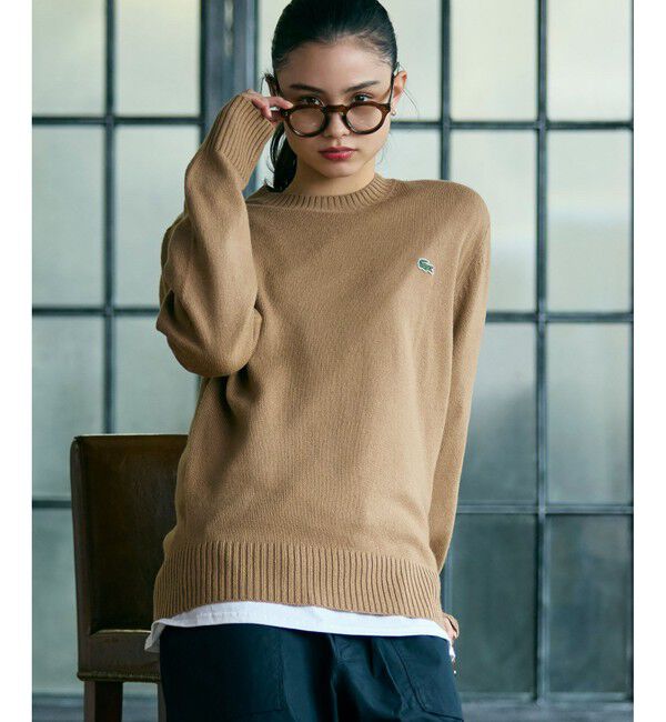 LACOSTE「エッセンシャルウールニットセーター」|ニット・セーター|