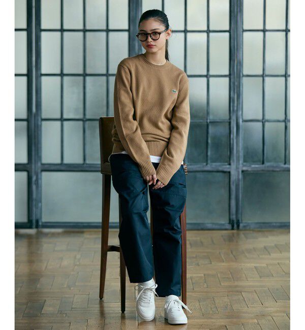 LACOSTE「エッセンシャルウールニットセーター」|ニット・セーター|