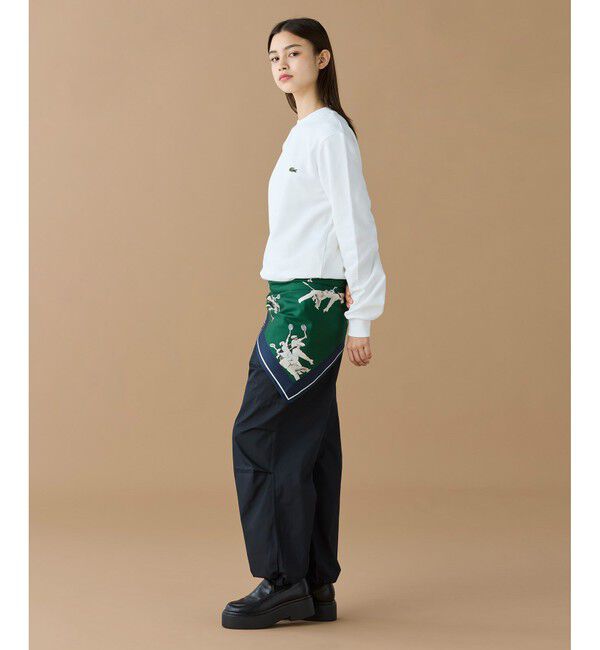 LACOSTE「ワイドベイカーパンツ」|チノ|