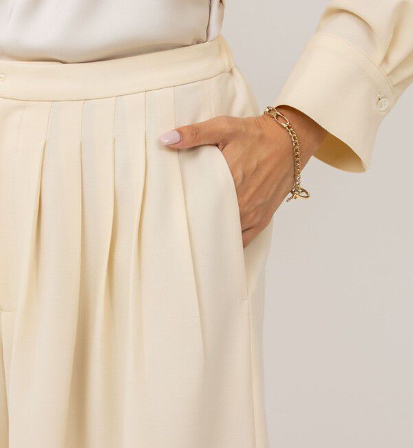 NOLLEY'S「◇【WEB限定サイズあり】《セットアップ対応》ウォッシャブルMannishワイドパンツ」|その他|