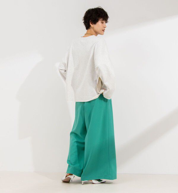 NOLLEY'S「◇【WEB限定サイズあり】《セットアップ対応》ウォッシャブルMannishワイドパンツ」|その他|