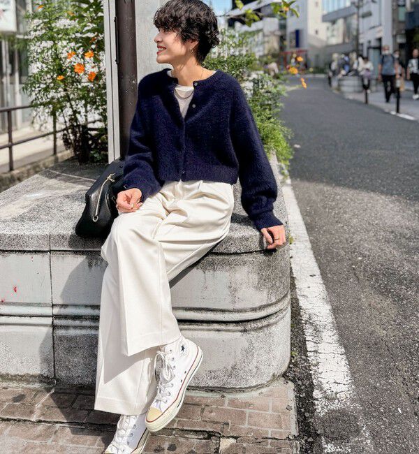 NOLLEY'S「ウォッシャブルウール調愛されイージーワイドパンツ」|その他|