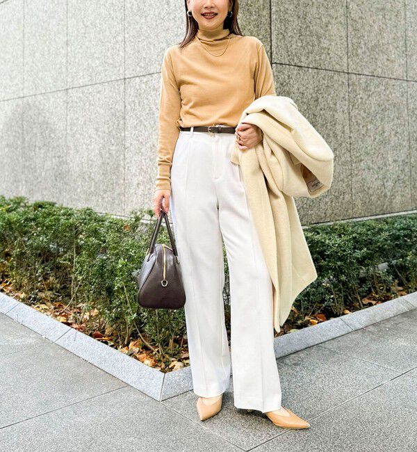 NOLLEY'S「ウォッシャブルウール調愛されイージーワイドパンツ」|その他|