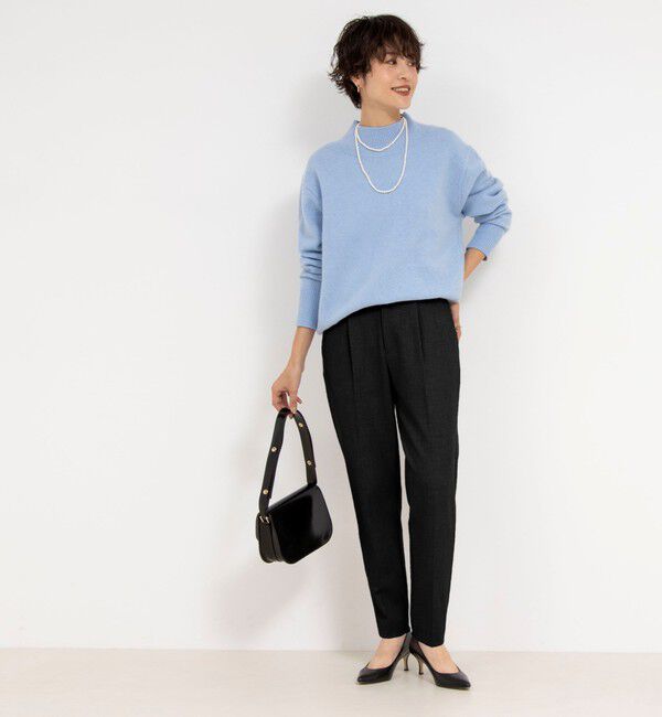 NOLLEY'S「ウォッシャブル裏起毛タックスリムパンツ」|その他|