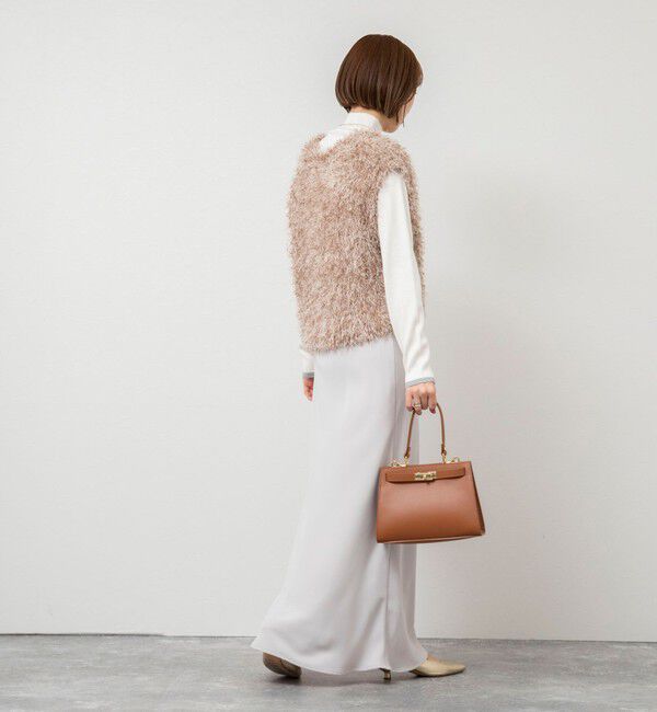 NOLLEY'S sophi「【追加】《オールシーズン対応》ウォッシャブルマットサテンナロースカート」|スカート|