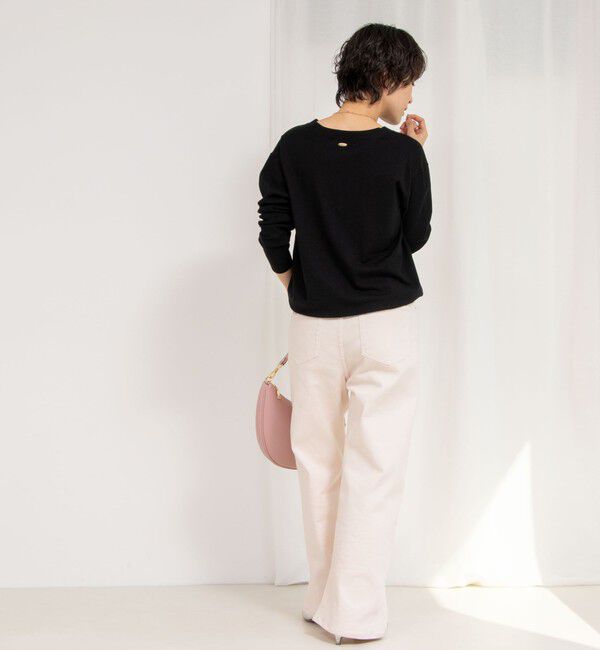 Rie Miller「【RM denim】スリットフレアハイウエストデニム」|デニム|