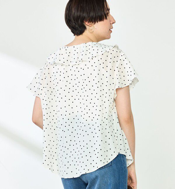 NOLLEY'S「2wayラッフル衿ブラウス」|シャツ・ブラウス|