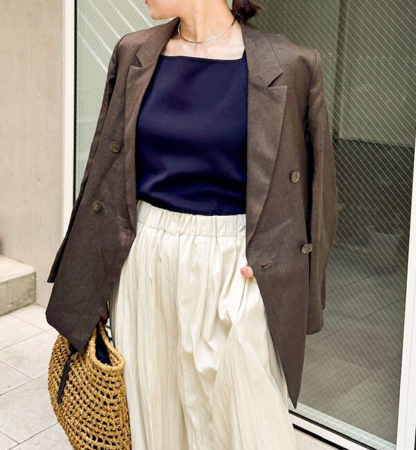 NOLLEY'S「《手洗い可能》総針オトナタンクトップ」|タンクトップ|