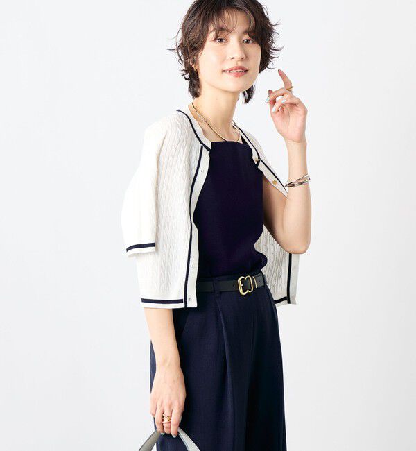 NOLLEY'S「《手洗い可能》総針オトナタンクトップ」|タンクトップ|