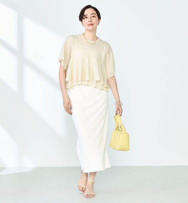 NOLLEY'S sophi「シアーティアードプルオーバーニット」|ニット・セーター|