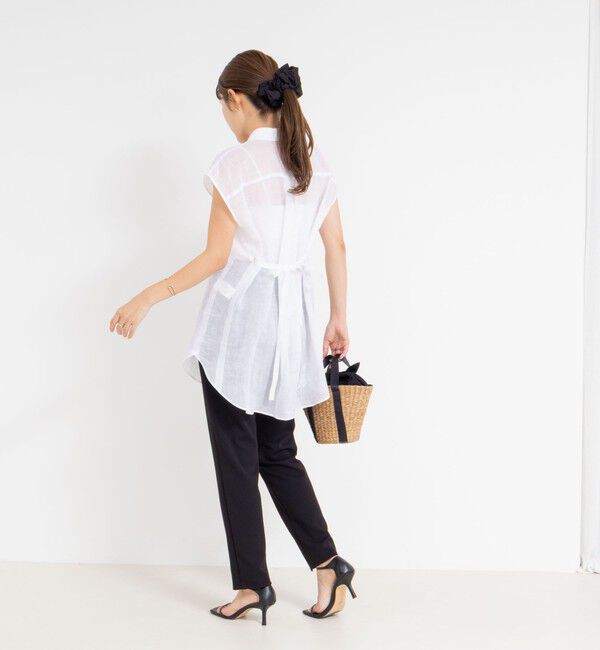 NOLLEY'S「シアーラミーオーバーサイズシャツ」|シャツ・ブラウス|