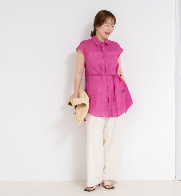 NOLLEY'S「シアーラミーオーバーサイズシャツ」|シャツ・ブラウス|