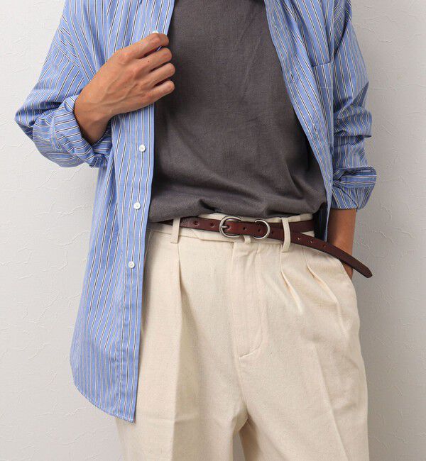 NOLLEY'S goodman「栃木レザーナローベルト18」|ベルト|