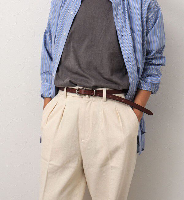 NOLLEY'S goodman「栃木レザーナローベルト18」|ベルト|