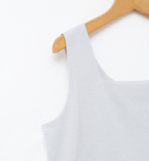 NOLLEY'S「サテン&times;ラメベア天2WAYタンクトップ」|タンクトップ|