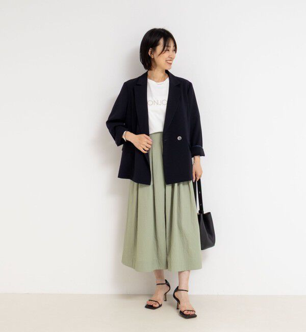 NOLLEY'S「ウォッシャブルバルキータフタタックスカート」|フレア|