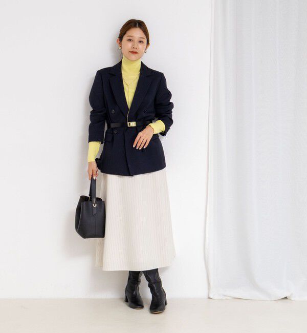 NOLLEY'S「《手洗い可能》《アンサンブル対応》18G天竺ハイネックプルオーバーニット」|ニット・セーター|