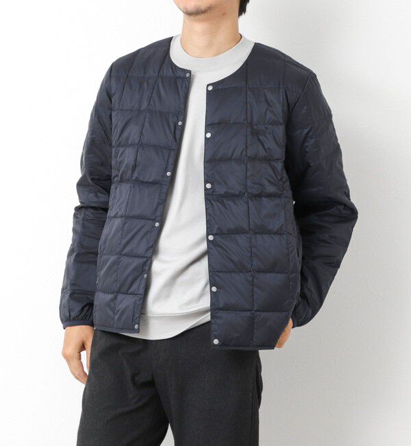 NOLLEY'S goodman「【TAION/タイオン】別注クジラ刺繍CREW NECK BUTTON DOWN JACKET」|ダウン|