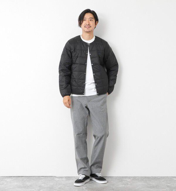 NOLLEY'S goodman「【TAION/タイオン】別注クジラ刺繍CREW NECK BUTTON DOWN JACKET」|ダウン|