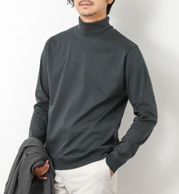 NOLLEY'S goodman「《ビジカジ対応》シルケットスムースドレスL/S TN Tシャツ 25AW」|Tシャツ・カットソー|チャコールグレー