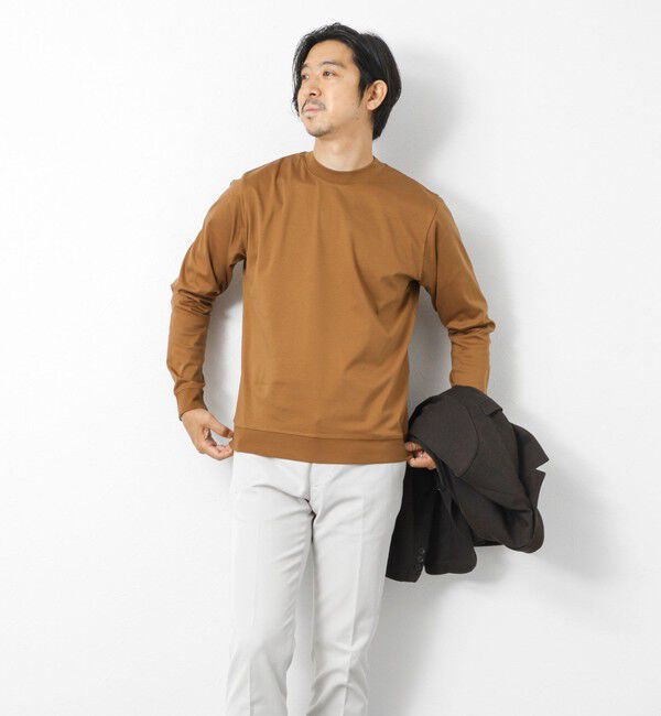 NOLLEY'S goodman「《ビジカジ対応》シルケットスムースドレスL/S Tシャツ 25AW」|Tシャツ・カットソー|