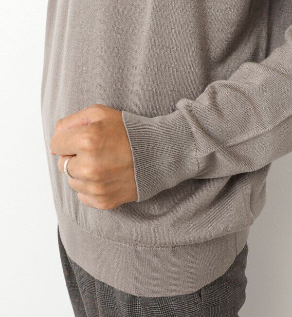 NOLLEY'S goodman「14G成型 ウォッシャブル NSN長袖ポロニット 25AW」|ニット・セーター|