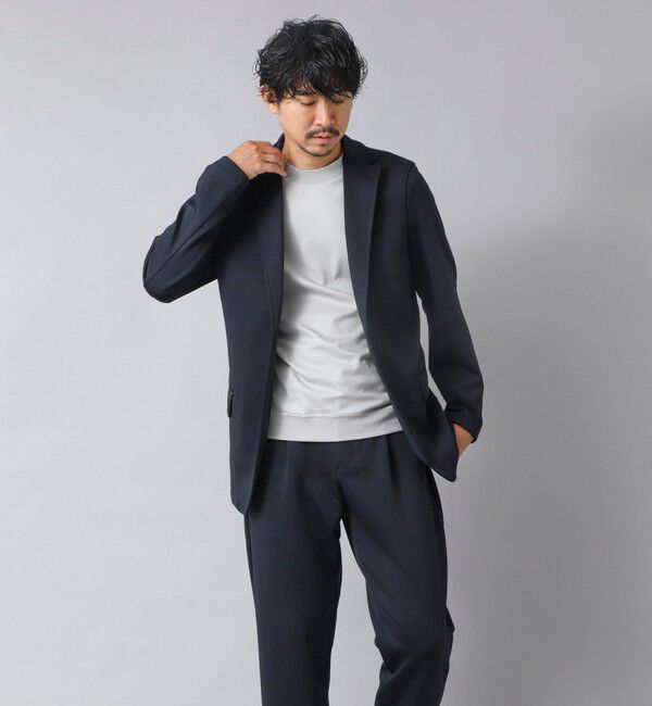 NOLLEY'S goodman「【ACTIVE SECT】《セットアップ》ダブルニットスーツ ジャケット&パンツ 25AW」|スーツ|ダークネイビー