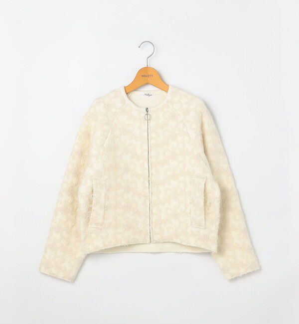 NOLLEY'S「レースコンビニットブルゾン」|カーディガン|