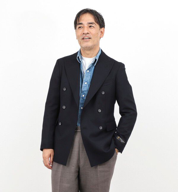 NOLLEY'S goodman「《ビジカジ対応》尾州 WOOL W JACKET 25AW」|テーラードジャケット|
