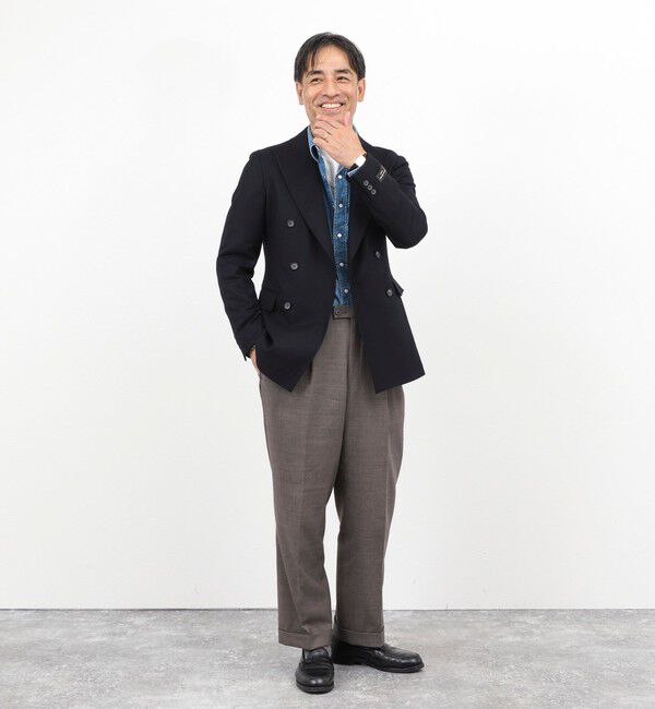 NOLLEY'S goodman「《ビジカジ対応》尾州 WOOL W JACKET 25AW」|テーラードジャケット|