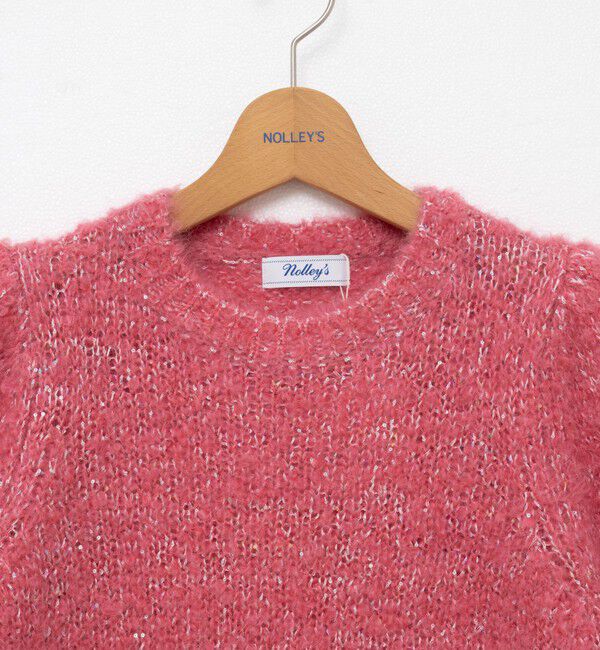 NOLLEY'S「モヘアスパンコール半袖ニット」|ニット・セーター|
