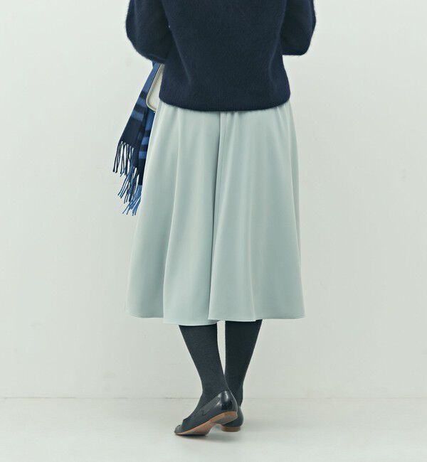 NOLLEY'S「ウォッシャブル2WAYストレッチフレアスカート」|フレア|