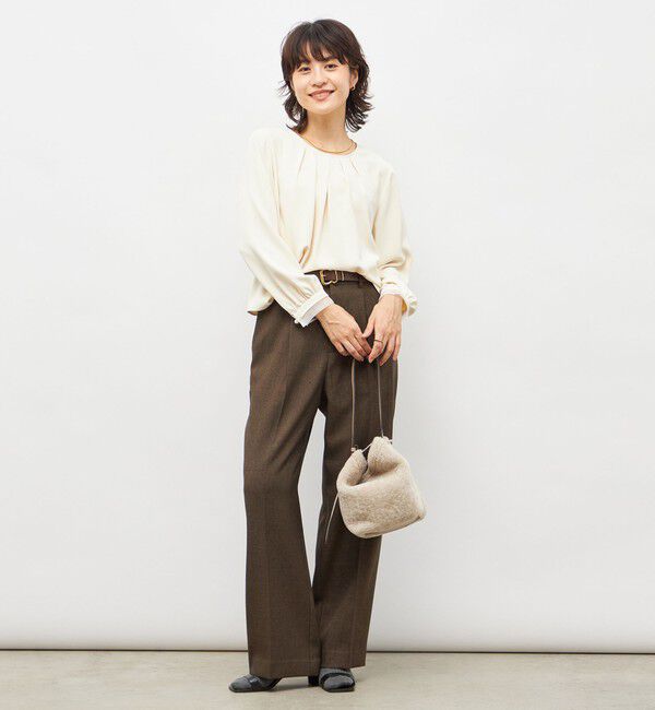 NOLLEY'S「ウォッシャブル2WAYストレッチブラウス」|シャツ・ブラウス|