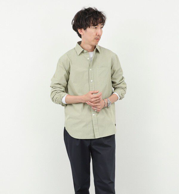 NOLLEY'S goodman「ダブルワッシャー タイプライター レギュラーカラーシャツ 25AW」|シャツ・ブラウス|