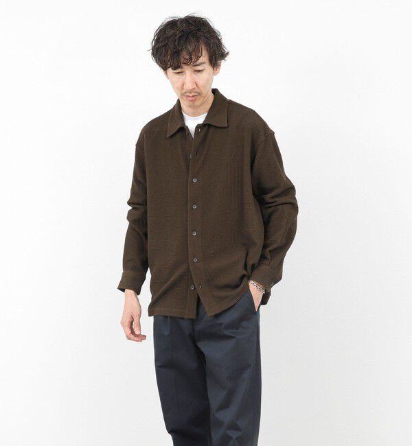 NOLLEY'S goodman「ウォッシャブル ニットシャツ 25AW」|シャツ・ブラウス|