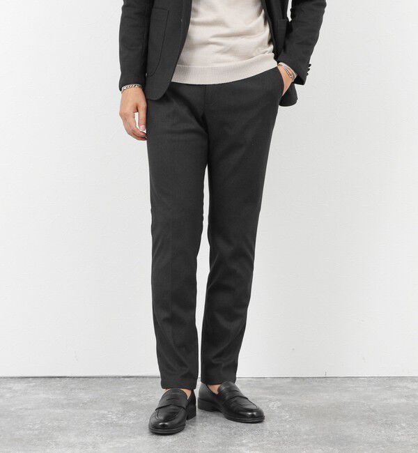 NOLLEY'S goodman「《セットアップ対応》【Active Jersey】ホームスパン ストレッチスリムフィット 25AW」|チノ|