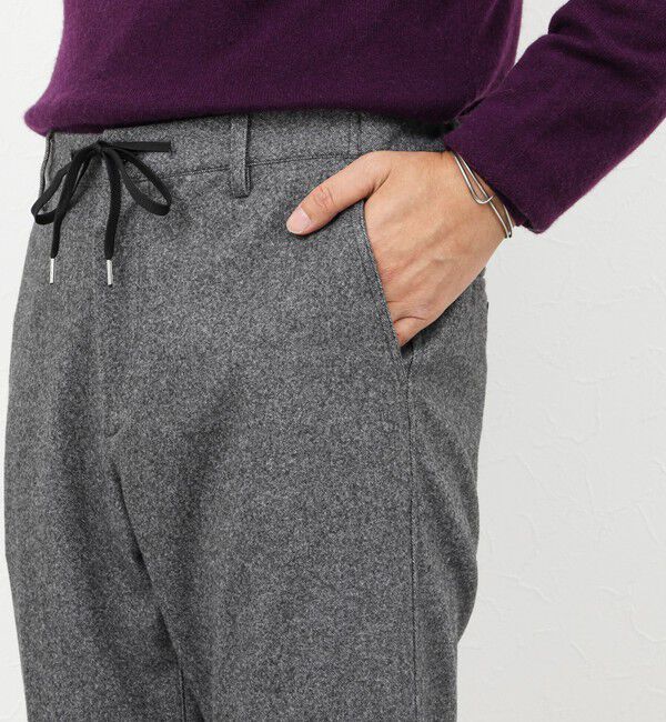 NOLLEY'S goodman「《セットアップ対応》【Active Jersey】ホームスパン ストレッチイージーPT 25AW」|チノ|