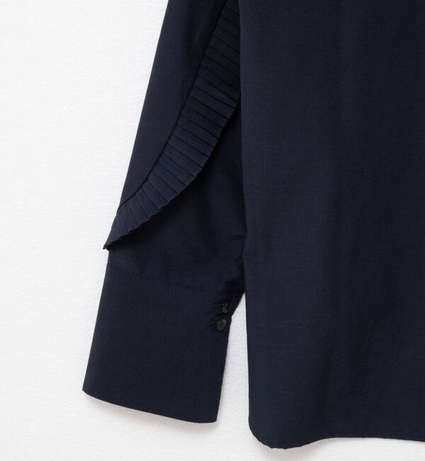 NOLLEY'S「【MARILYN MOON/マリリーンムーン】Vタックフリルブラウス」|シャツ・ブラウス|