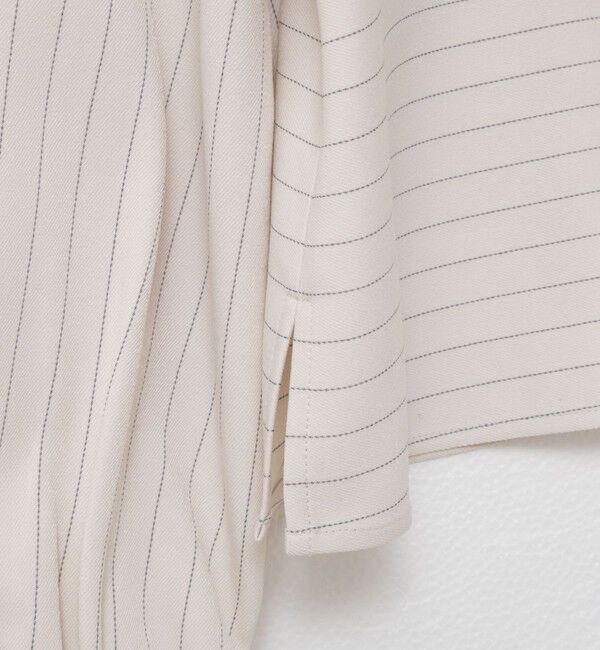 NOLLEY'S「《セットアップ対応》ウォッシャブルウール調2WAYフリルブラウス」|シャツ・ブラウス|