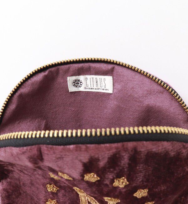 NOLLEY'S「【CITRUS/シトラス】 Nベロアポーチ」|ポーチ|