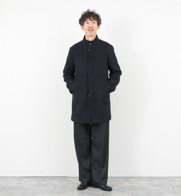 NOLLEY'S goodman「《ビジカジ対応》尾州ビーバースタンドカラーコート 25AW」|その他|
