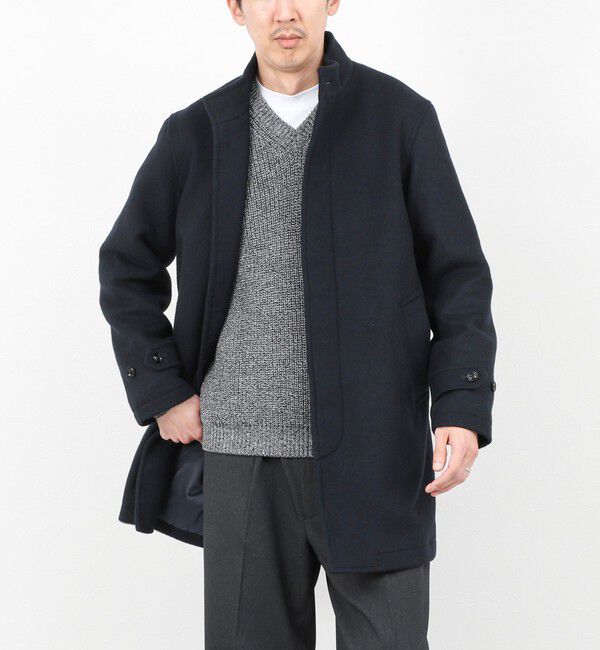 NOLLEY'S goodman「《ビジカジ対応》尾州ビーバースタンドカラーコート 25AW」|その他|