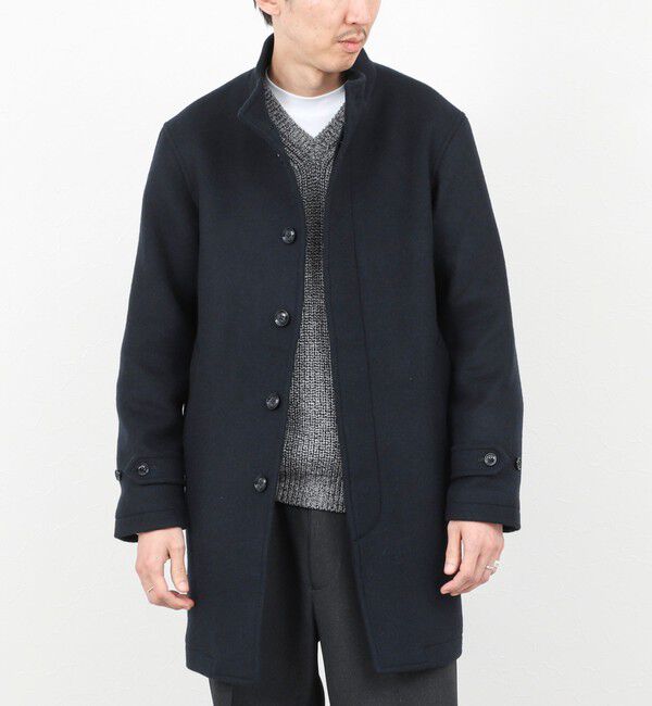 NOLLEY'S goodman「《ビジカジ対応》尾州ビーバースタンドカラーコート 25AW」|その他|