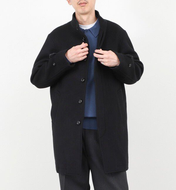 NOLLEY'S goodman「《ビジカジ対応》尾州ビーバースタンドカラーコート 25AW」|その他|