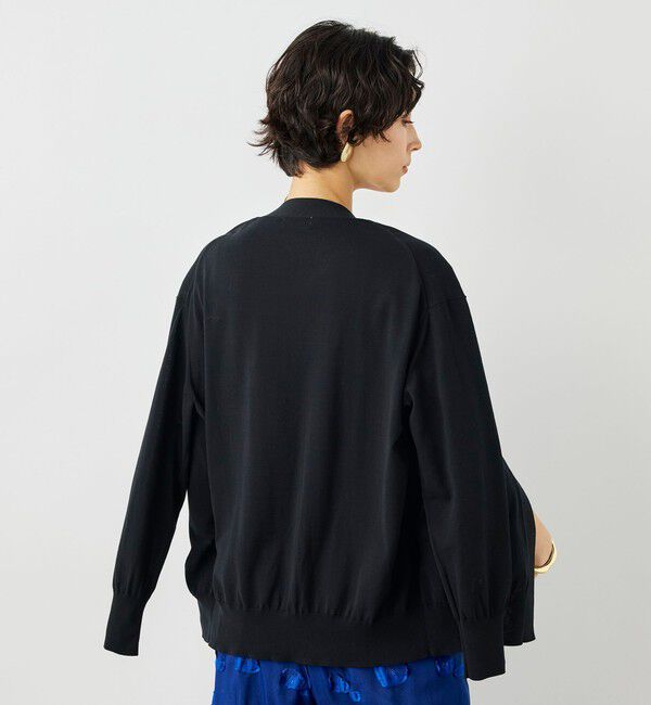 NOLLEY'S「《手洗い可能》ベストドッキングVネックカーディガン」|カーディガン|