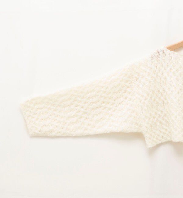 NOLLEY'S sophi「【WALANCE/ワランス】wool mohair cable cropped cardigan」|カーディガン|