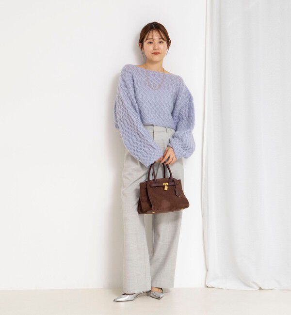 NOLLEY'S sophi「【WALANCE/ワランス】wool mohair cable cropped cardigan」|カーディガン|
