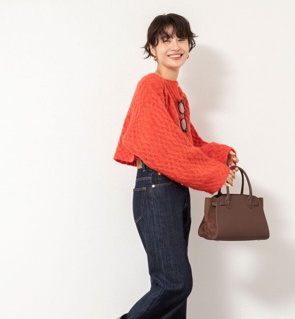 NOLLEY'S sophi「【WALANCE/ワランス】wool mohair cable cropped cardigan」|カーディガン|